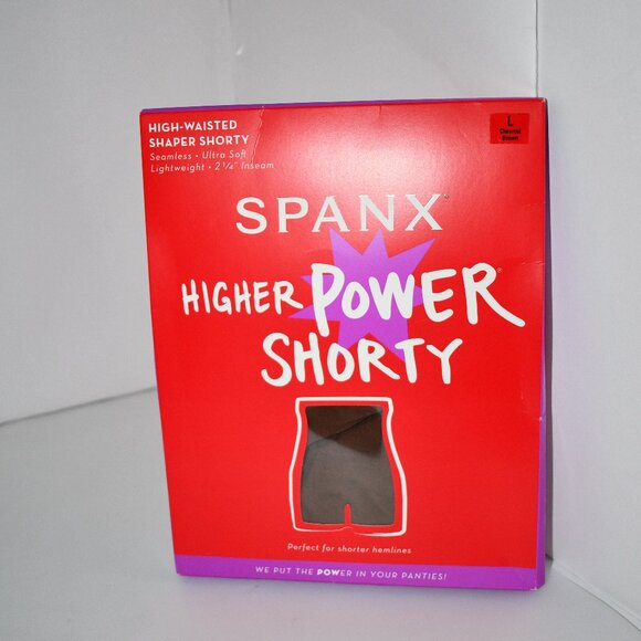 SPANX Higher Power Shorty - Seamless Shapewear in Chestnut Size: MED#10382R NEW - Picture 1 of 3